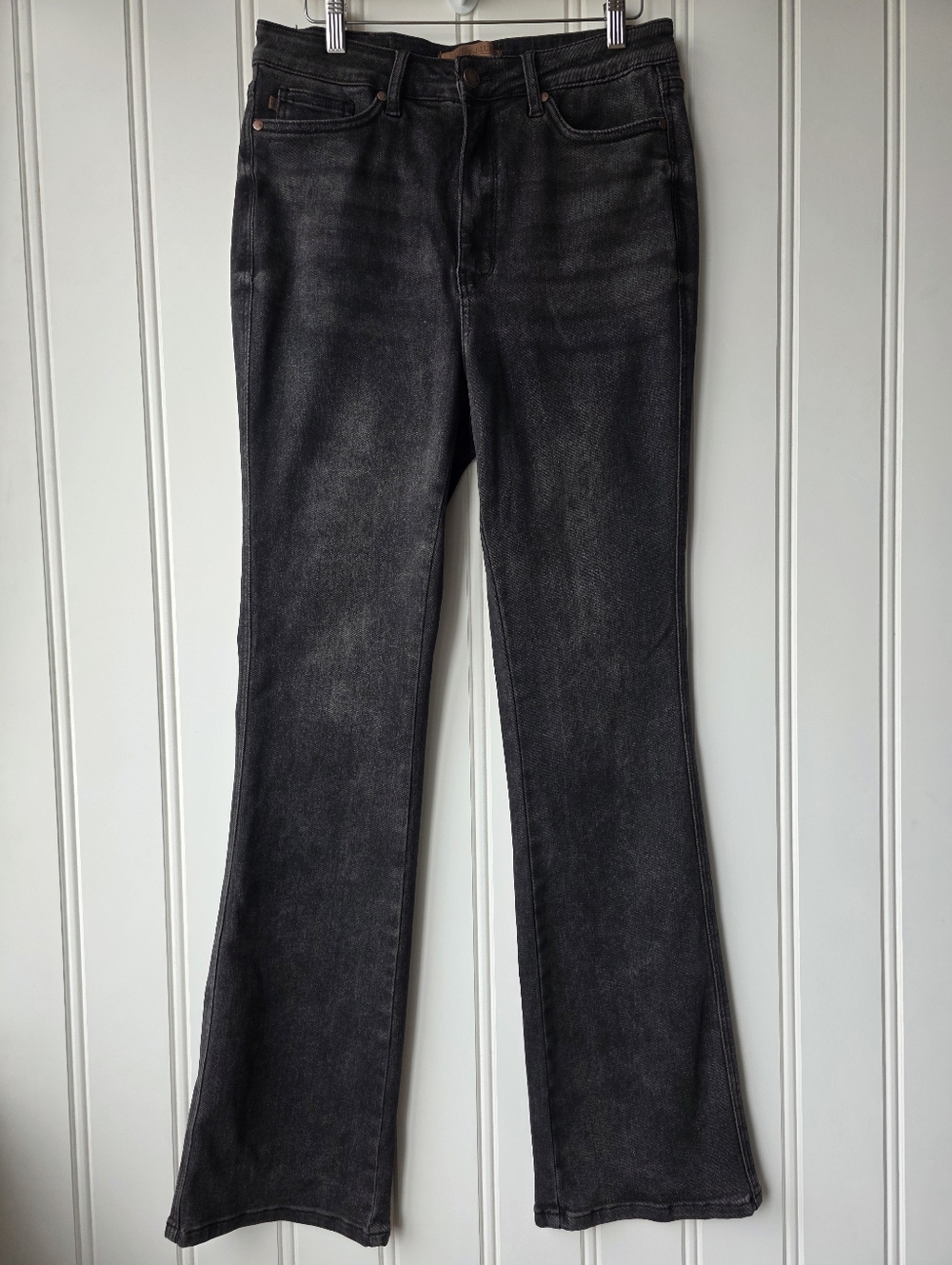 Judy Blue Black Tummy Control Bootcut Jeans 11/30 Long JB88787 BK L